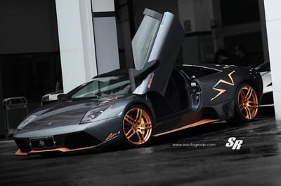 Pur Rose Gold Wheels On Murcielago Roadster - Pictures &Amp;Amp; Gallery 2 Https://www. Lambocars. Com/wp-content/uploads/2013/06/murcielago_lp650_pur_gold_1. Jpg