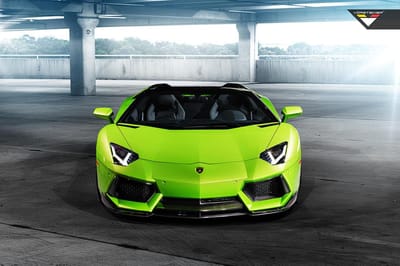 Aventador-V Roadster By Vorsteiner Called The Hulk - Pictures &Amp;Amp; Gallery 2 Https://www. Lambocars. Com/wp-content/uploads/2014/05/aventador_roadster_vorsteiner_hulk_1. Jpg