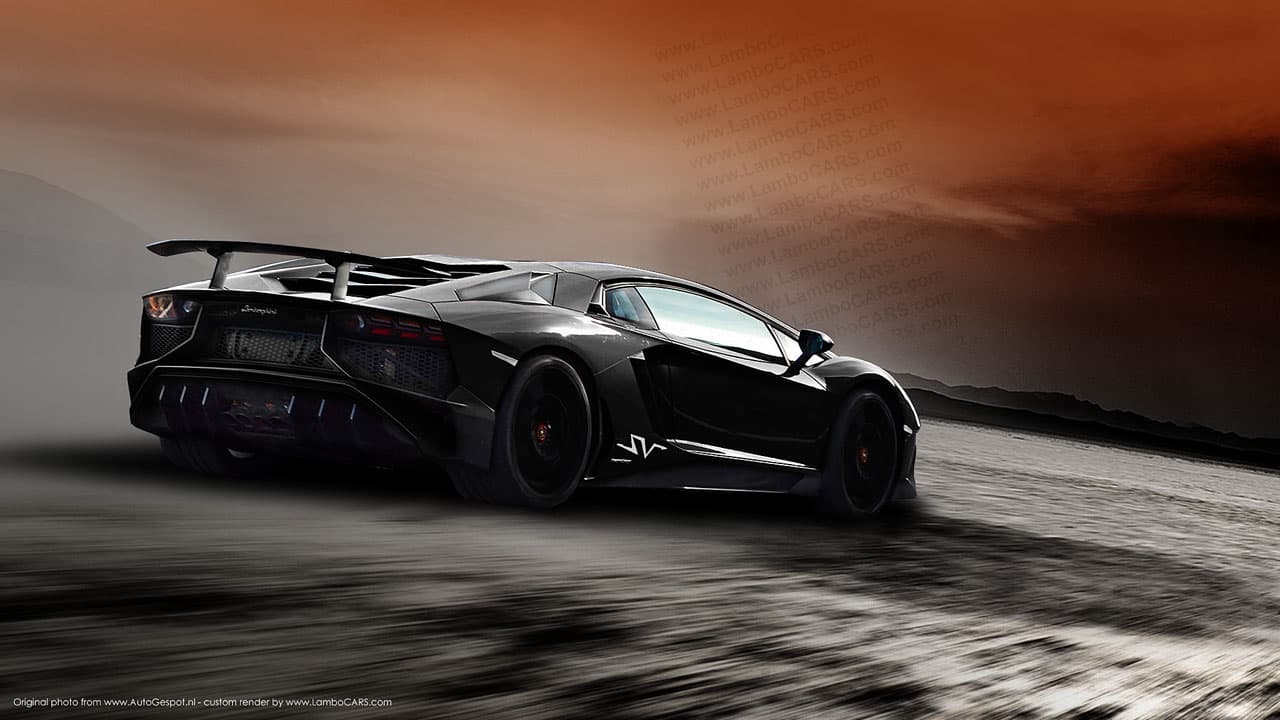 High-Resolution Lamborghini Aventador SV Photos