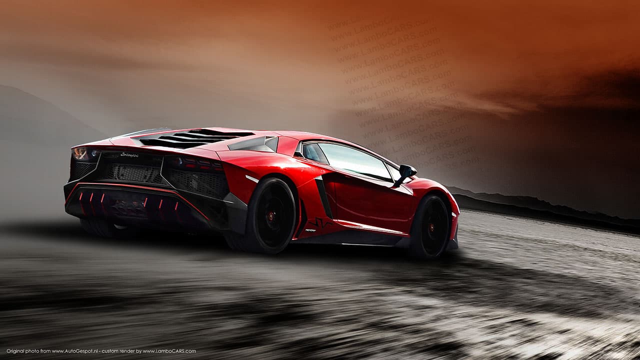 High-Resolution Lamborghini Aventador SV Photos