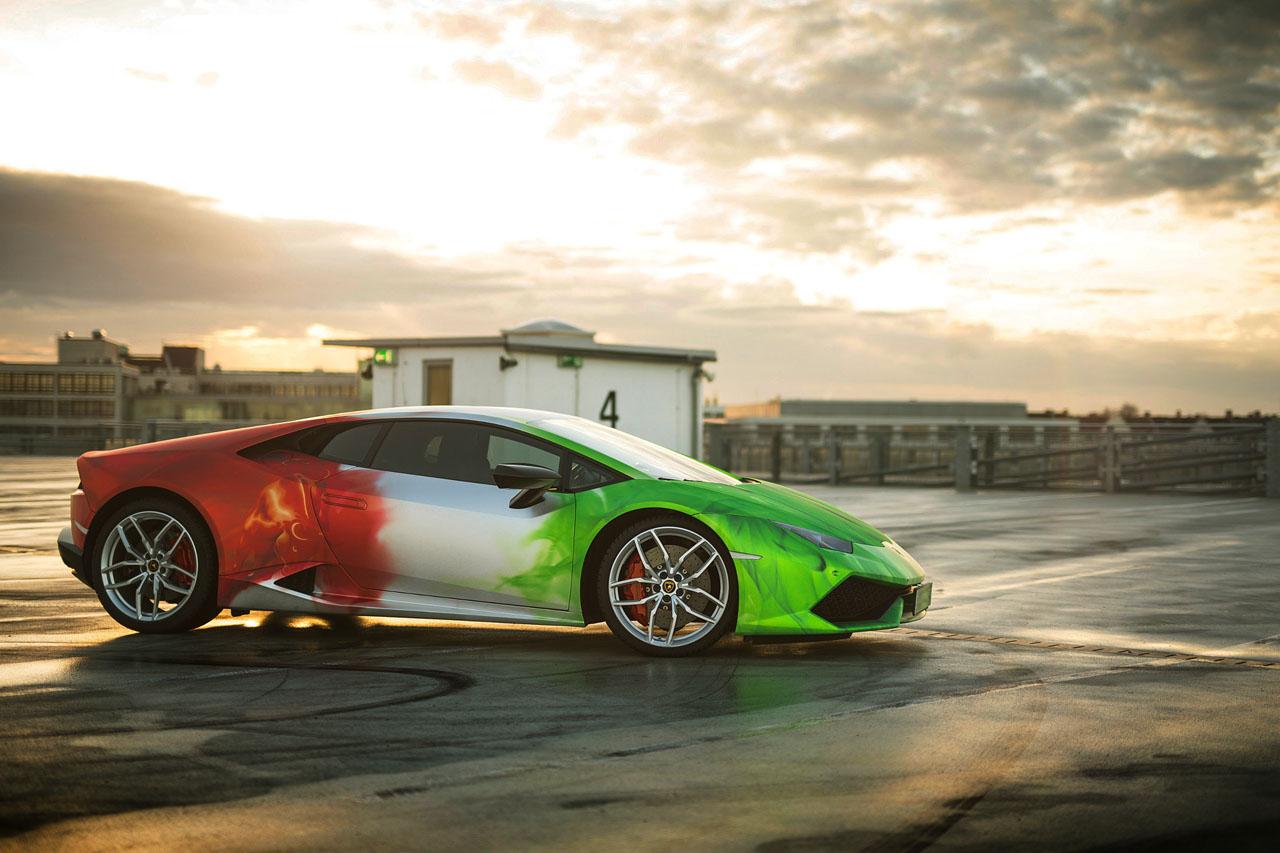 Print Tech Shows Amazing Huracan Tricolore Wrap - Pictures &Amp; Gallery 33 Https://www. Lambocars. Com/wp-content/uploads/2016/01/printtech_huracan_tricolore_1. Jpg