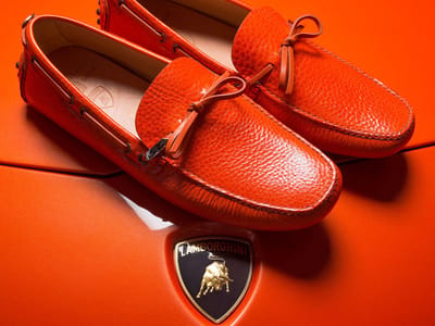 50Th Anniversary Limited Edition Moccasin From Car Shoe 2 Https://www. Lambocars. Com/wp-content/uploads/2020/11/50th_anniversary_car_shoe_1. Jpg