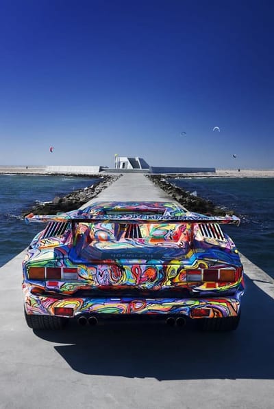 Artwork On A Lamborghini Countach 25Th Anniversary Canvas - Pictures &Amp;Amp; Gallery 2 Https://www. Lambocars. Com/wp-content/uploads/2020/11/countach_25th_hornsleth_7. Jpg