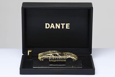 Dante Created Gold Miura Sculpture 2 Https://www. Lambocars. Com/wp-content/uploads/2020/11/dante_gold_miura_1. Jpg