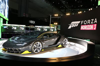Centenario Shown At The Presentation Of Forza Horizon 3 - Pictures &Amp;Amp; Gallery 2 Https://www. Lambocars. Com/wp-content/uploads/2020/11/forza_horizon_3_centenario_4. Jpg