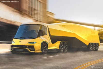 How About A Lamborghini Semi Truck 2 Https://www. Lambocars. Com/wp-content/uploads/2020/11/urus_semi_truck_1-1. Jpg