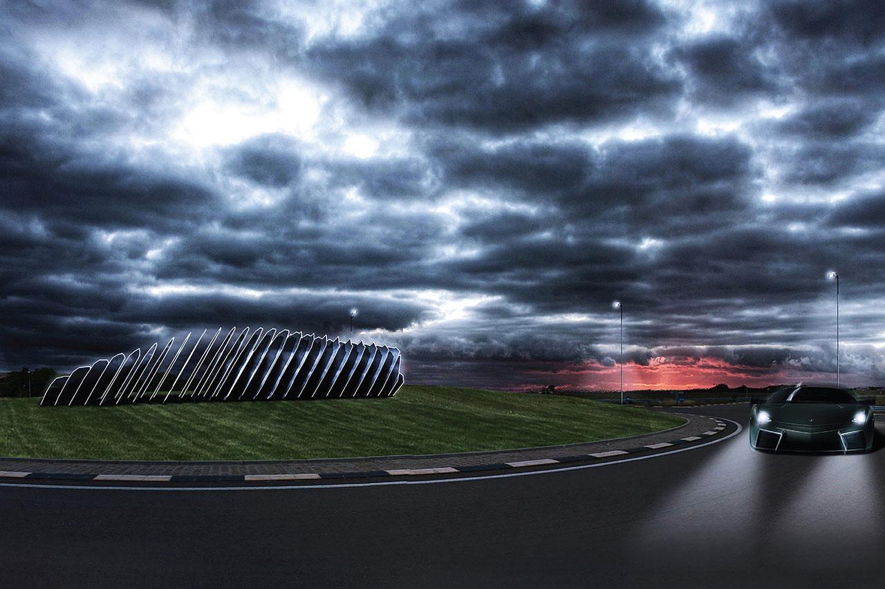 Italian Companies Win Lamborghini Road Monument Competition 1 Https://www. Lambocars. Com/wp-content/uploads/2020/12/2016_road_monument_3. Jpg