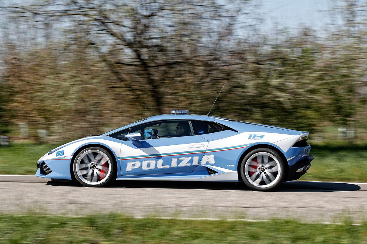 Lamborghini huracán polizia