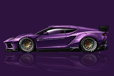 Lamborghini Asterion With Lb Performance Wide Body Kit 2 Https://www. Lambocars. Com/wp-content/uploads/2020/12/asterion_lb_performance_1. Jpg