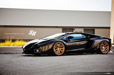 Glossy Black Aventador On Golden Wheels - Pictures &Amp;Amp; Gallery 2 Https://www. Lambocars. Com/wp-content/uploads/2020/12/black_aventador_pur_gold_5. Jpg