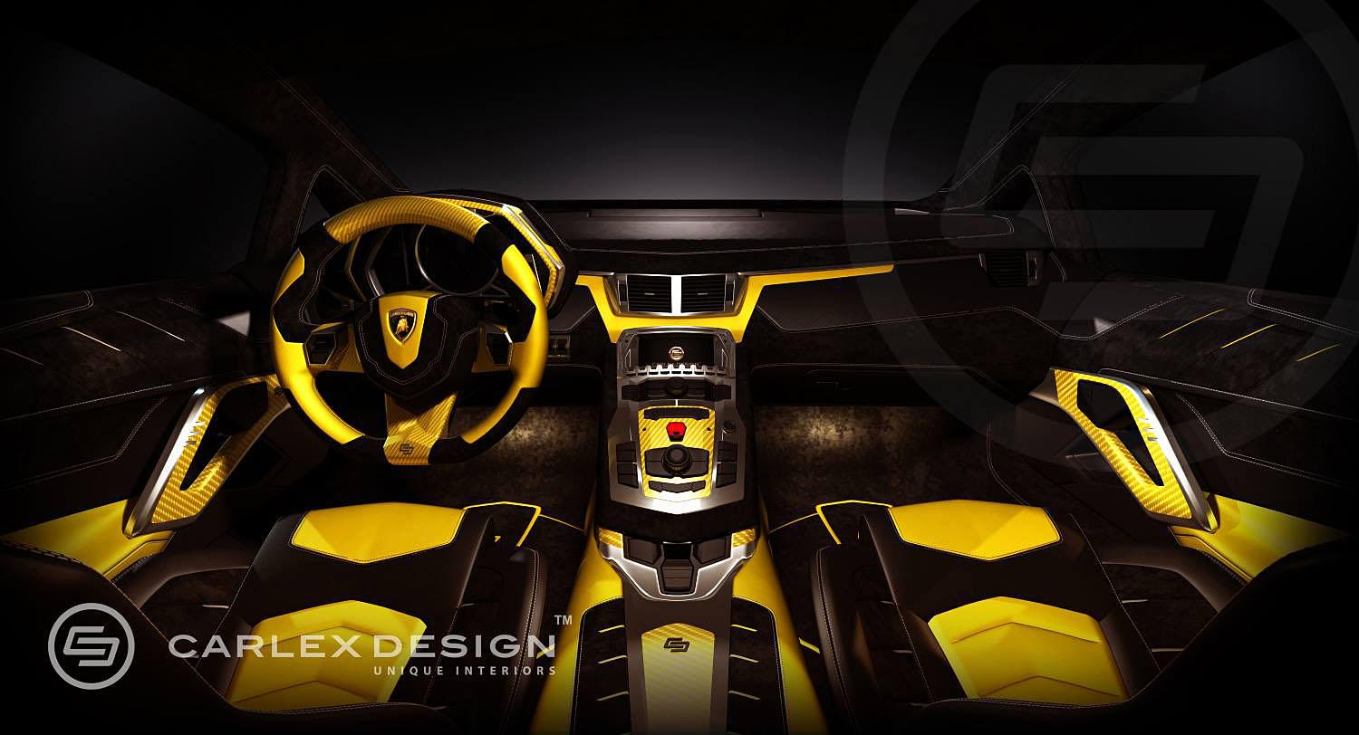 Carlex Design Yellow Interior For The Aventador Lp720 - Pictures &Amp; Gallery 23 Https://www. Lambocars. Com/wp-content/uploads/2020/12/carlex_design_aventador_50th_2. Jpg