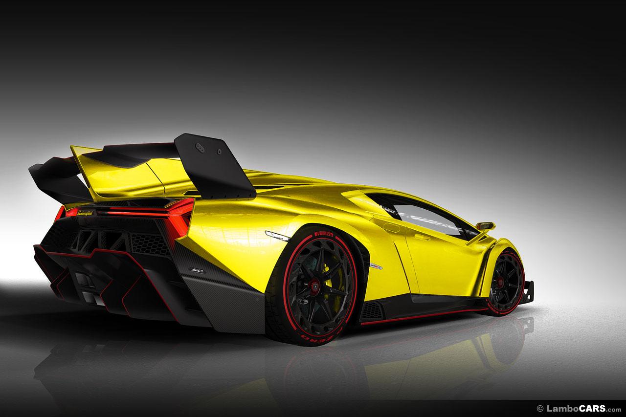 Lamborghini Veneno Roadster Yellow