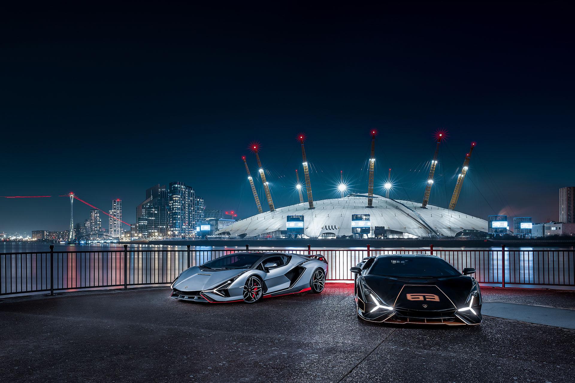 Lamborghini sian in london 7