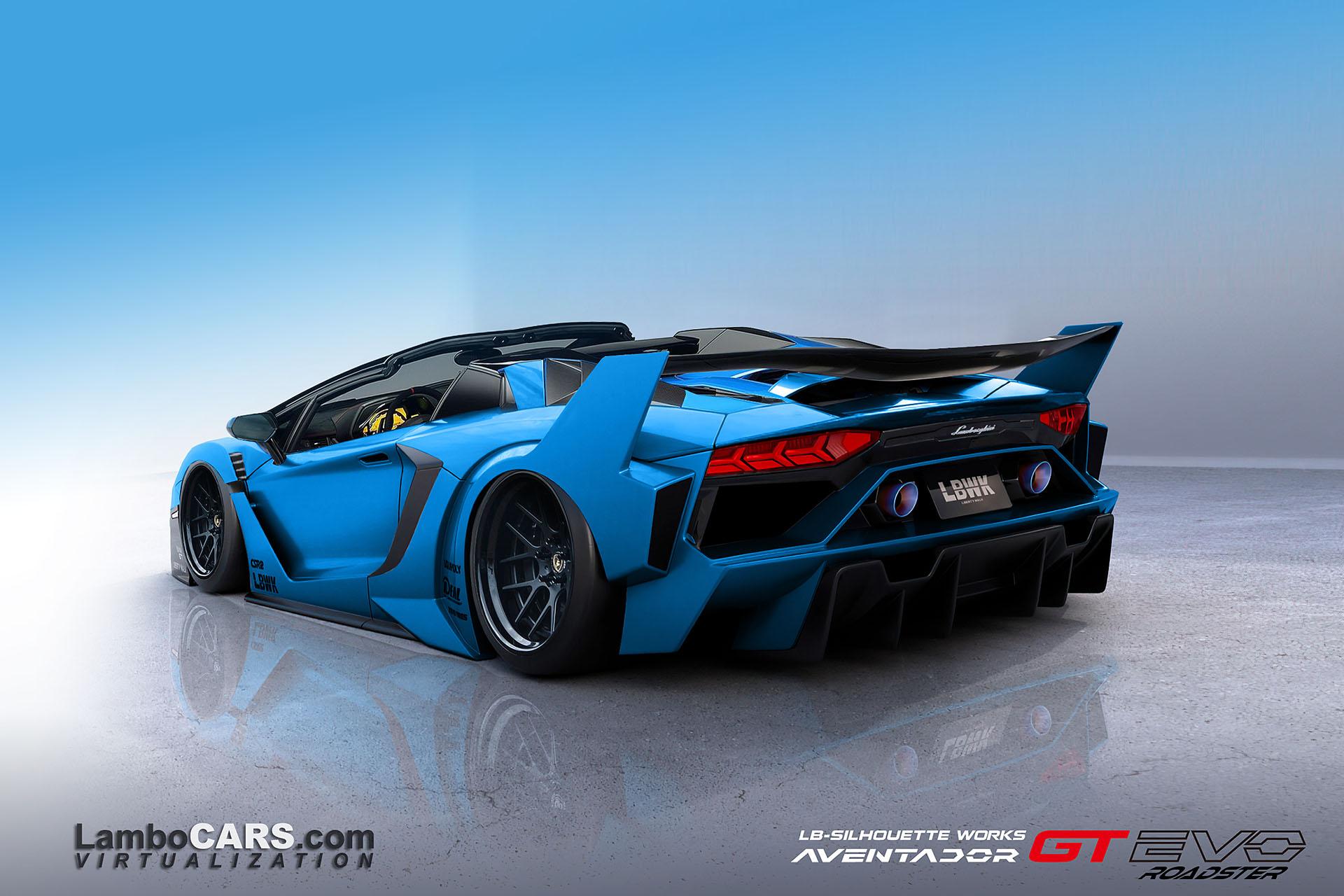 The LB Silhouette WORKS Aventador GT EVO LamboCARS