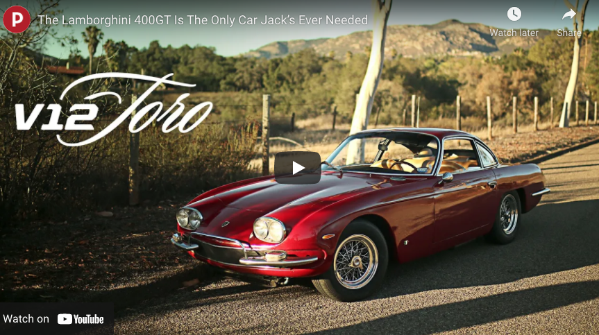 The Lamborghini 400GT Is The Only Car Jack’s Ever Needed
