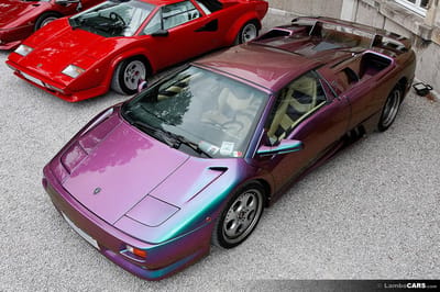 Could This Restomod Diablo Bring Electrification To V12 Classics? 3 The signature pop-up headlight might give away for modern-day led setup