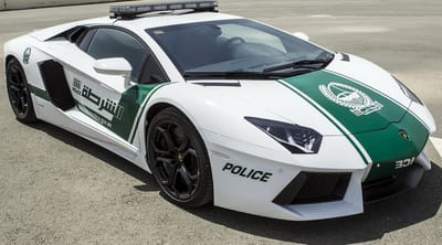 dubai police aventador