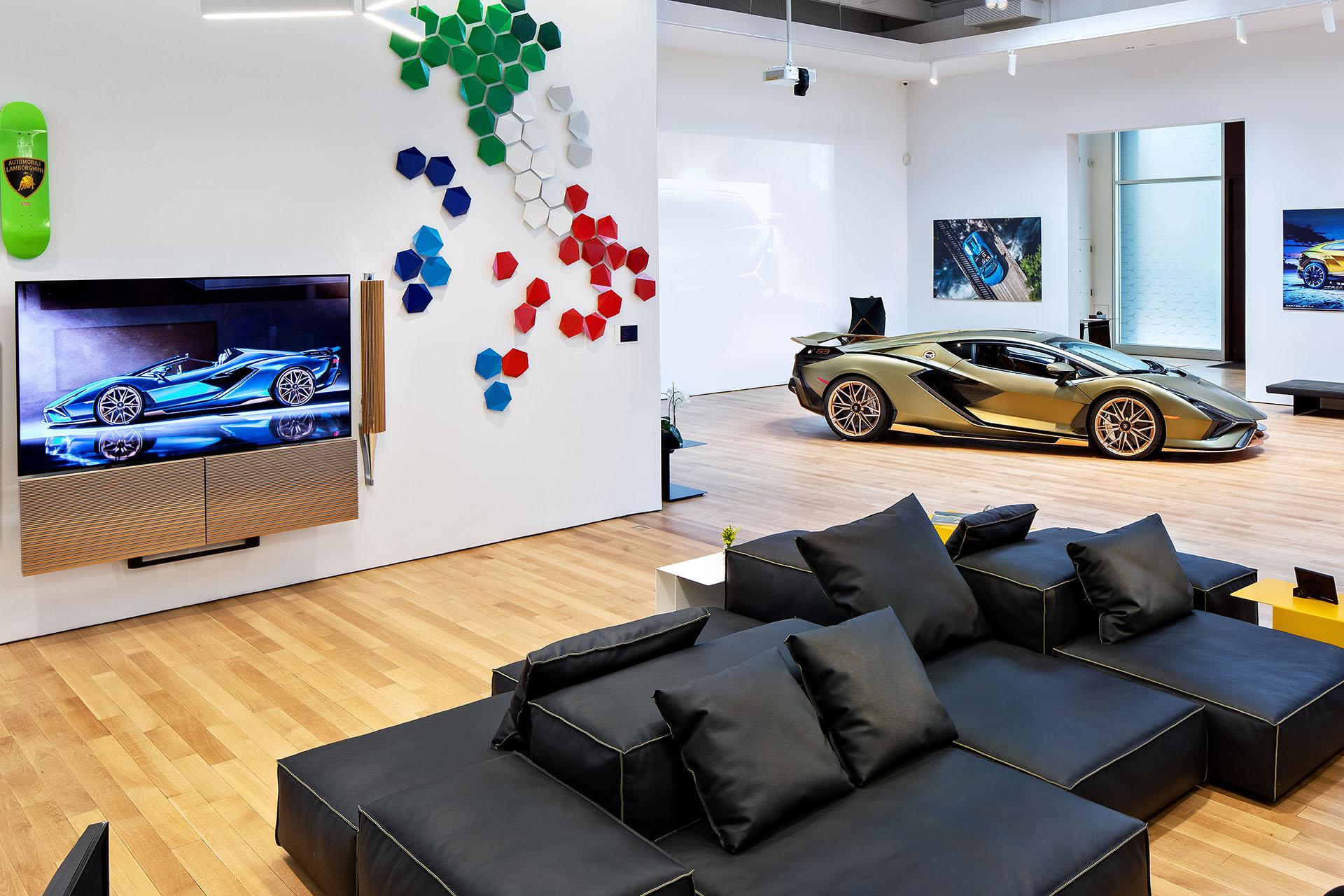 Lamborghini vip lounge new york 3