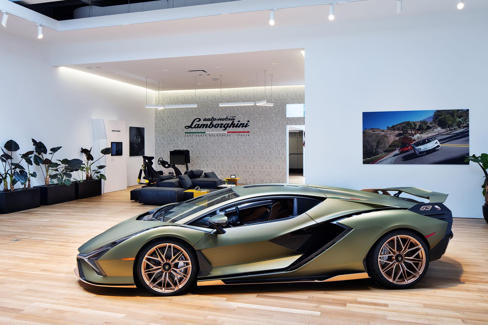 Lamborghini vip lounge new york 5