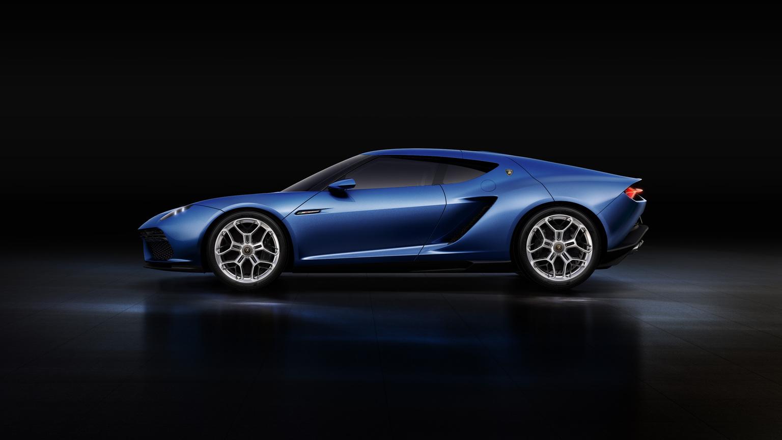 Side view of Lamborghini Asterion