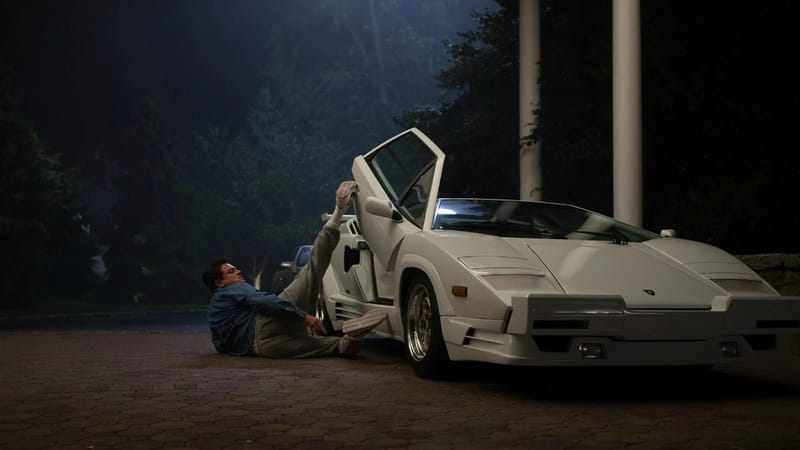 Auction Alert: Damaged Lamborghini Countach From The Wolf Of Wall Street Up For Sale 5 Leonardo dicaprio lying near lamborghini countach lp5000 qv 25th anniversary edition