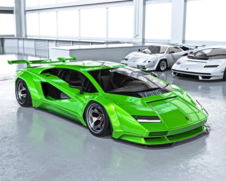 The Retro Conversion Tuning Package for the Countach LPI 800-4 - LamboCARS