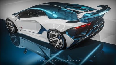 How About A Widebody Aventador Svj 2 Carmstyledesign svj widebody 1