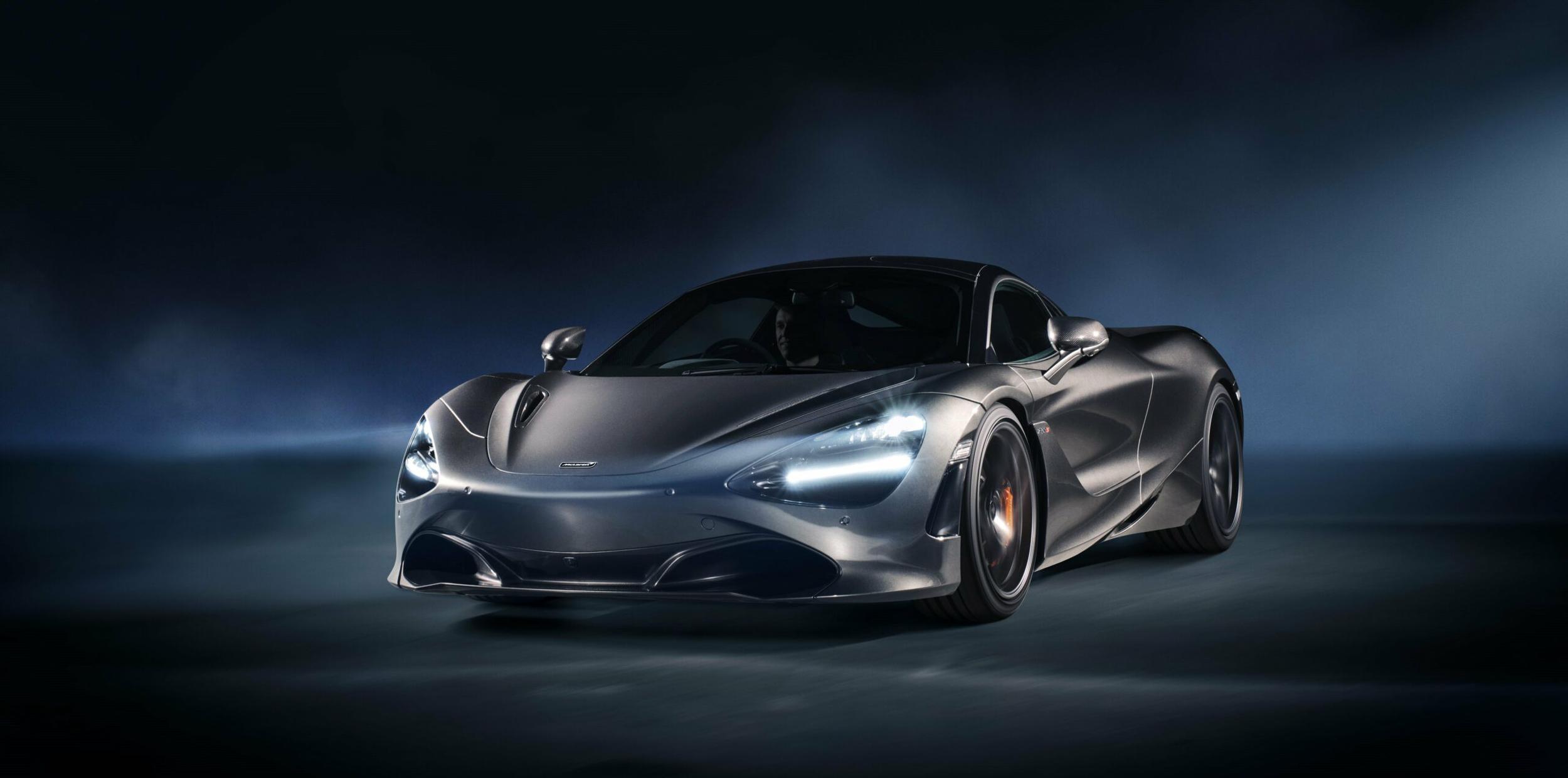 Head To Head: Lamborghini Aventador Svj Vs. Mclaren 720S 5 Mclaren 720s in dark showroom
