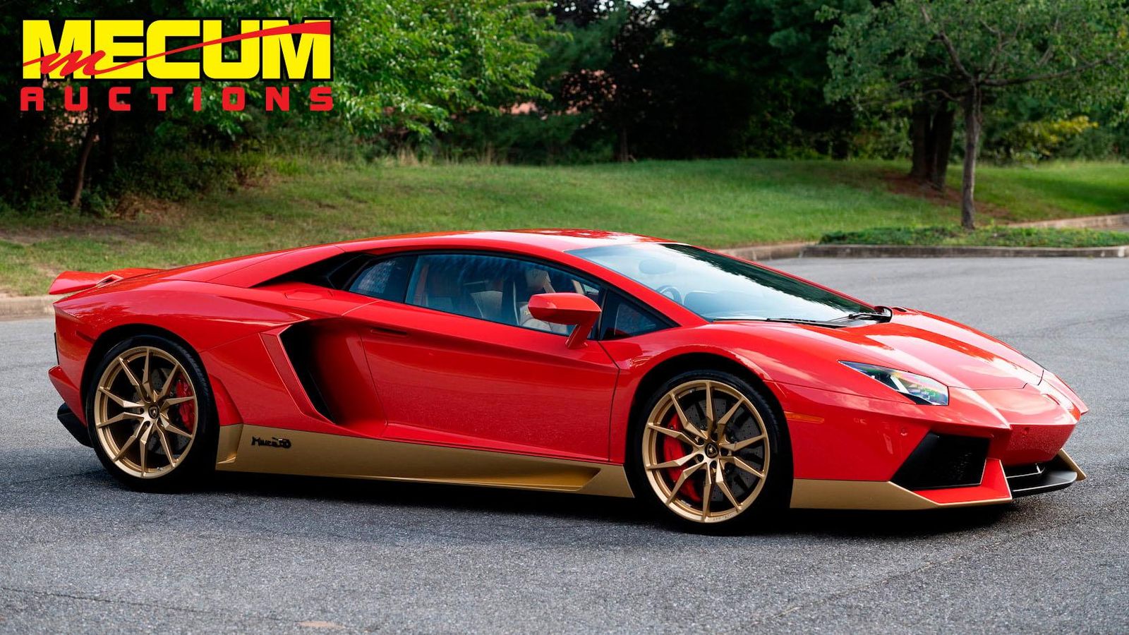 2017 Lamborghini Aventador Miura Homage  - photo courtesy of Mecum Auctions 2022