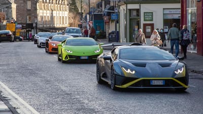 Lamborghini Discovers Perfect Driving Routes In Scotland 2 Road trip lamborghini style 1