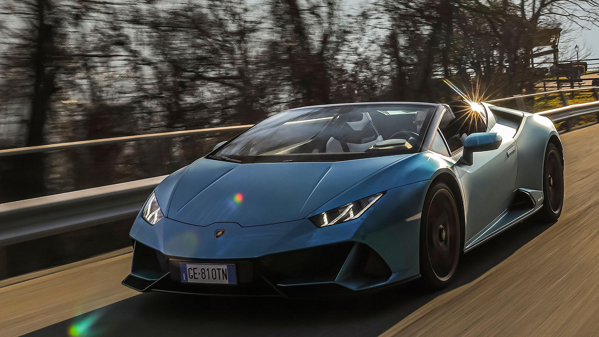 2022 Lamborghini in winter drive 5
