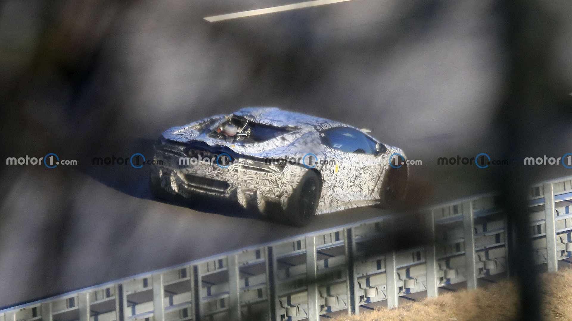 The 2023 Lamborghini V12 Flagship Test Mule Is Spotted 13 2023 lamborghini aventador successor spy photo6