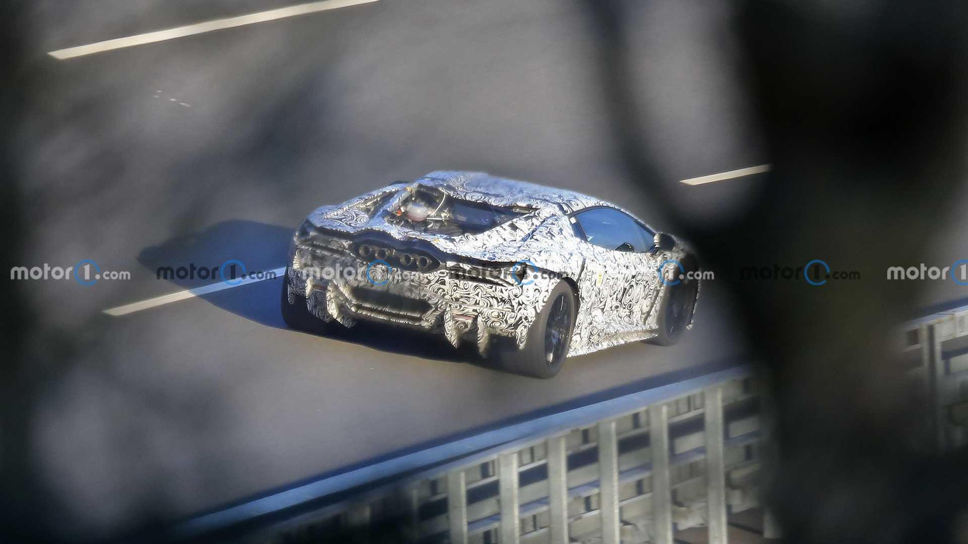 The 2023 Lamborghini V12 Flagship Test Mule Is Spotted 17 2023 lamborghini aventador successor spy photo7