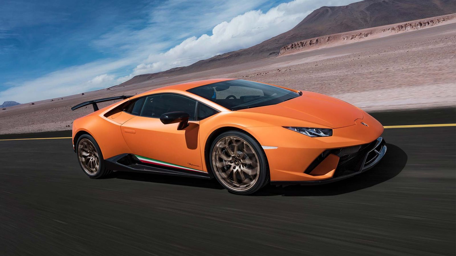 Orange Lamborgini Huracan