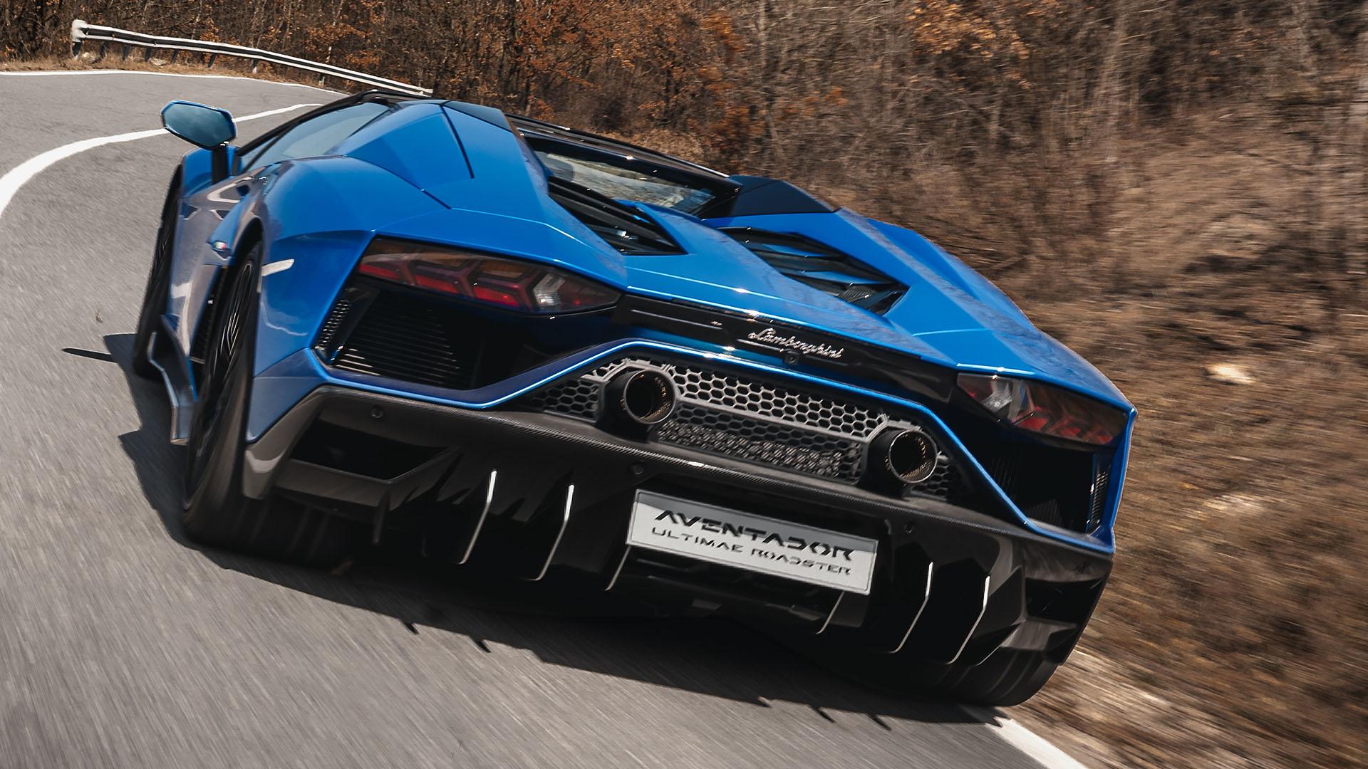 Aventador ultimae on the road 25