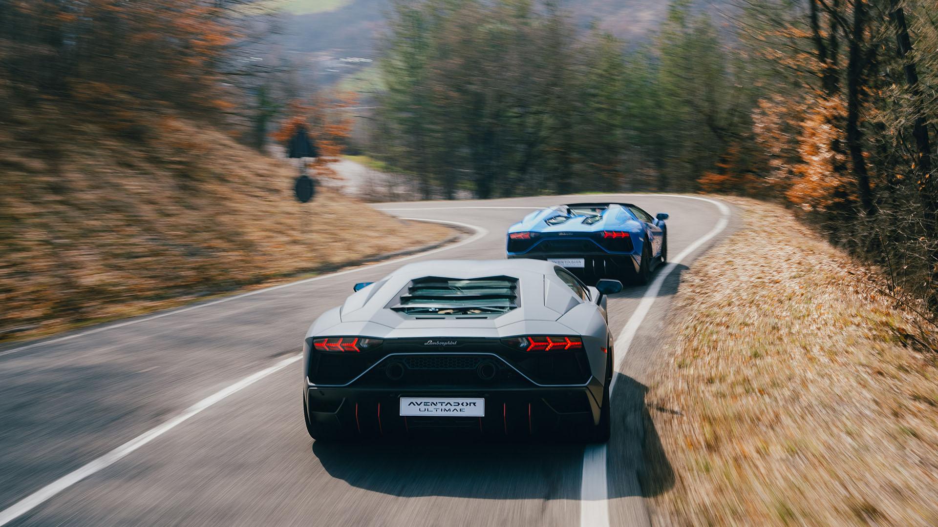 Aventador ultimae on the road 6