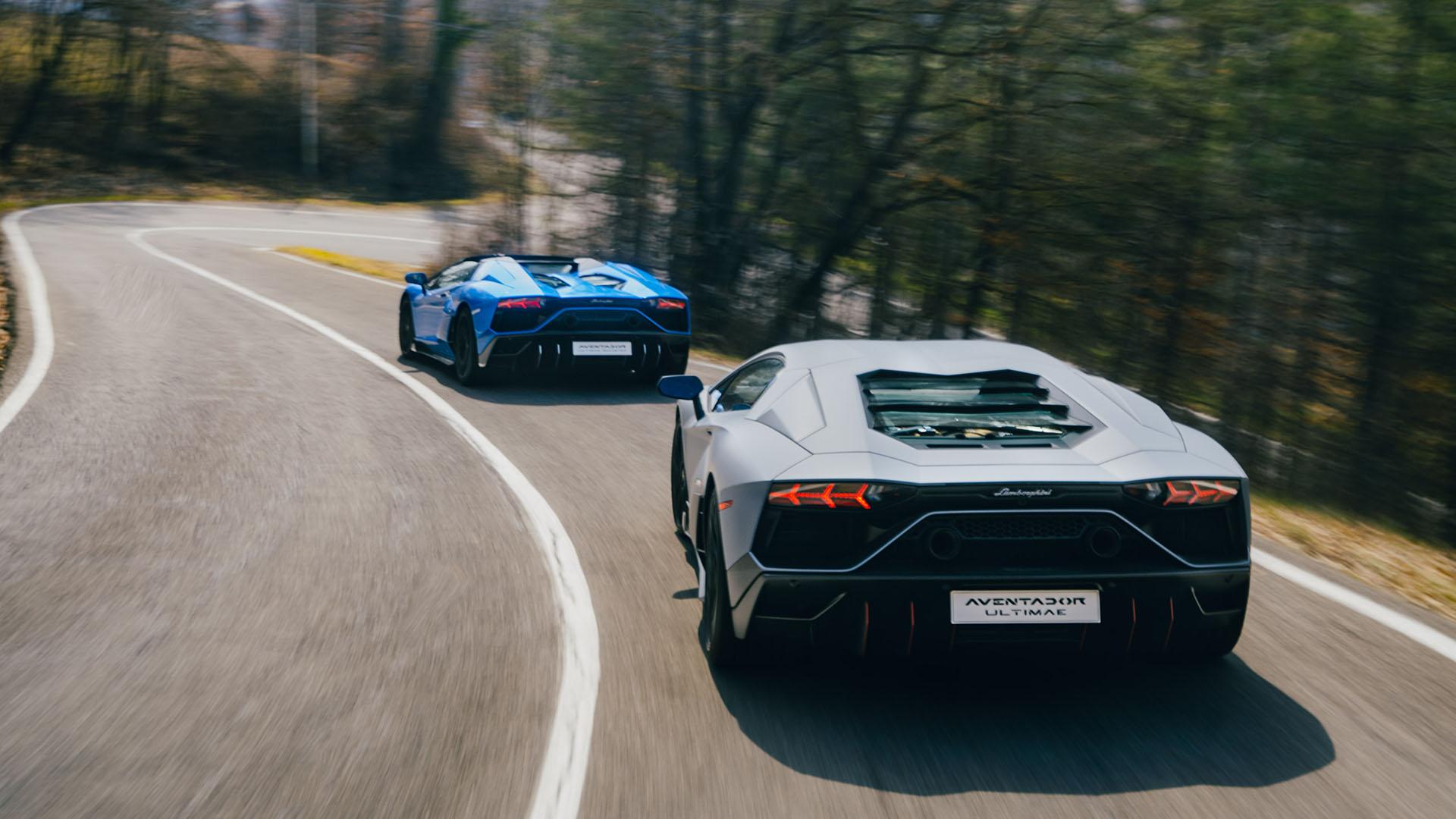 Aventador ultimae on the road 8