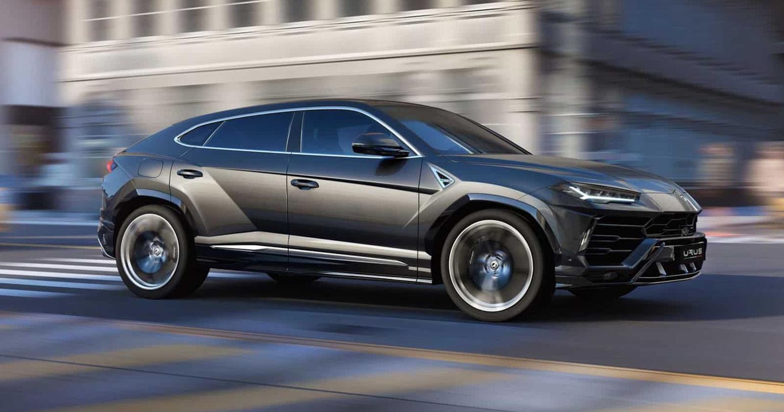 2018 black Lamborghini Urus