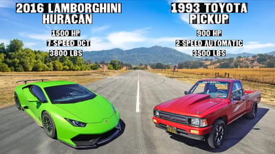Tuned Huracan Vs. Toyota Pickup - Legendary Reliability Wins 2 Videoscreenshot youtube 1500hplamborghinihuracnvs900hptoyotapickupdragracethisvsthat 057