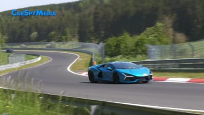 Why Was The Revuelto At Nurburgring Without Camo? 2 Videoscreenshot youtube 2024lamborghinirevueltov12hybridmostpowerfulv12hybridlambocaughttestingatnrburgring 339