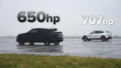 Lamborghini Urus Vs. Aston Martin Dbx 707 - Which Is Quicker? 2 Videoscreenshot youtube astonmartindbx707vlamborghiniurusdragrace 619