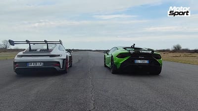 Lamborghini Huracan Tecnica Vs Porsche 911 Gt3 Rs: Track Monsters At The Dragstrip 2 Videoscreenshot youtube dragrace992gt3rsvshuracantecnica 036