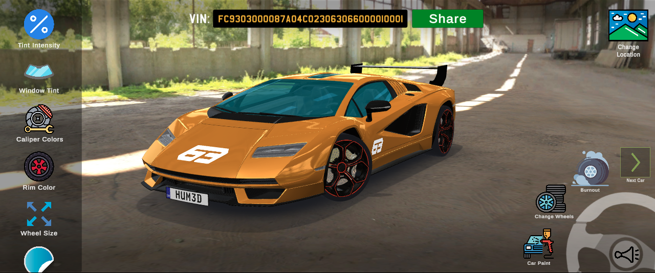 Lamborghini Customizer 2 Screen shot 2023 06 16 at 4. 24. 44 pm