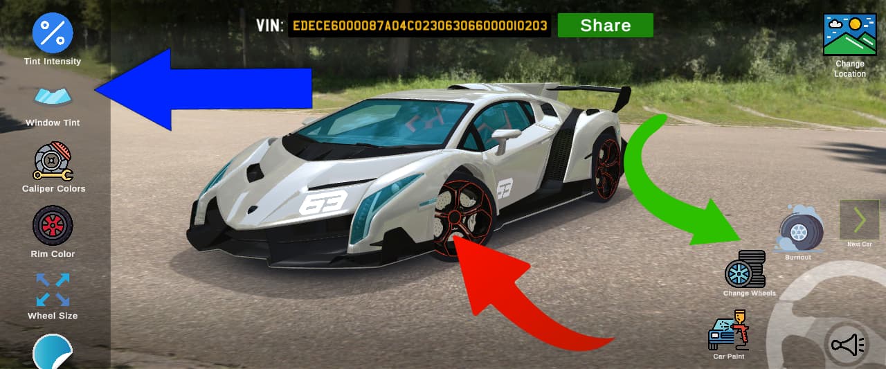 Lamborghini Customizer 4 Screen shot 2023 06 16 at 6. 02. 04 pm