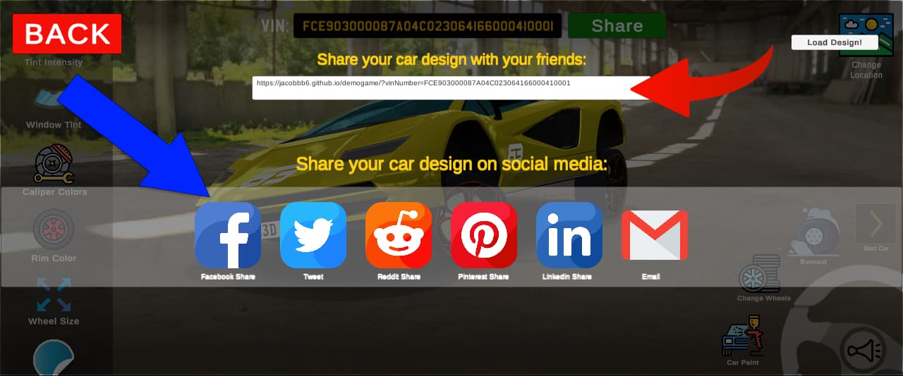 Lamborghini Customizer 8 Screen shot 2023 06 16 at 6. 28. 50 pm