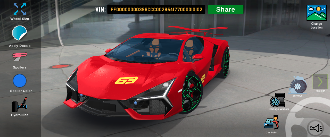 Lamborghini Customizer 18 Screen shot 2023 06 19 at 6. 35. 13 pm