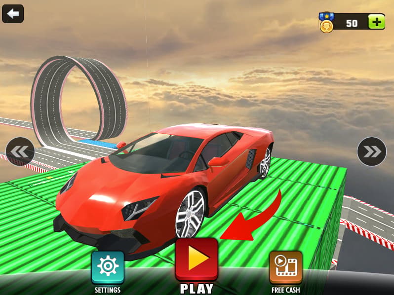 Mega Ramp Car Stunt 10 Screen shot 2023 01 27 at 7. 00 41 pm