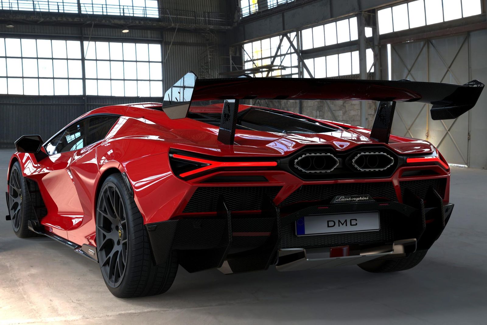 Dmc Carbon Fiber Body Kits Gives 2023 Lamborghini Revuelto Badass Wings And Performance Upgrades 10 3 scaled 1