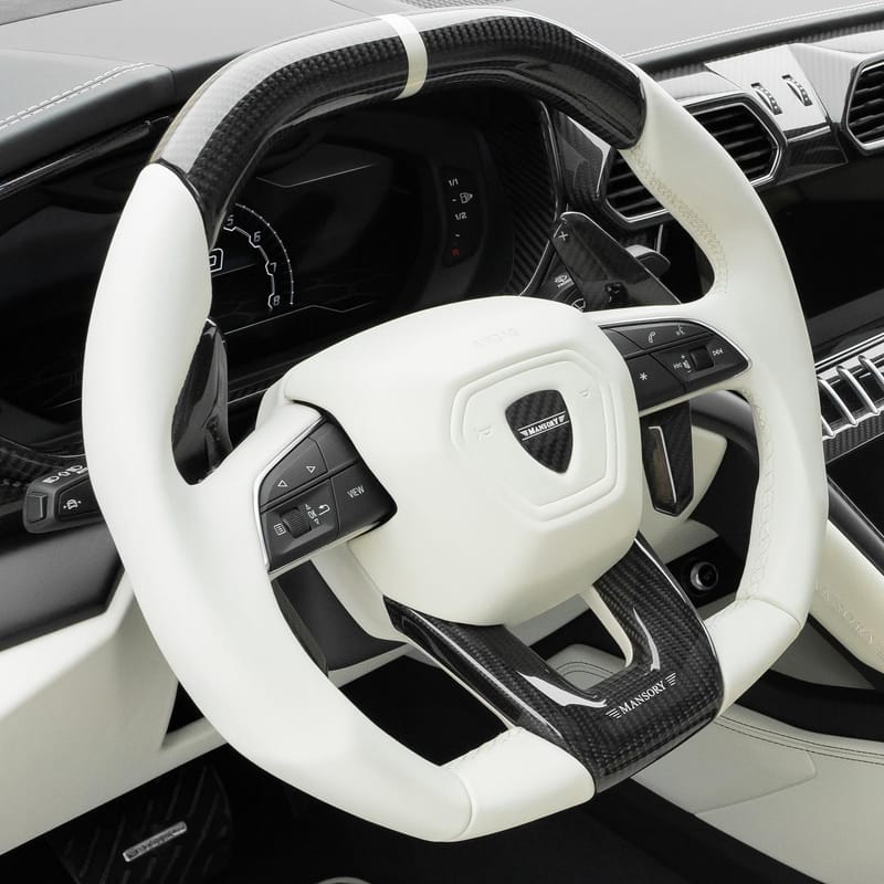 Mansory Goes Too Far And Sends Urus Venatus Into Hell 7 The interior of the mansory venatus finished in white leather