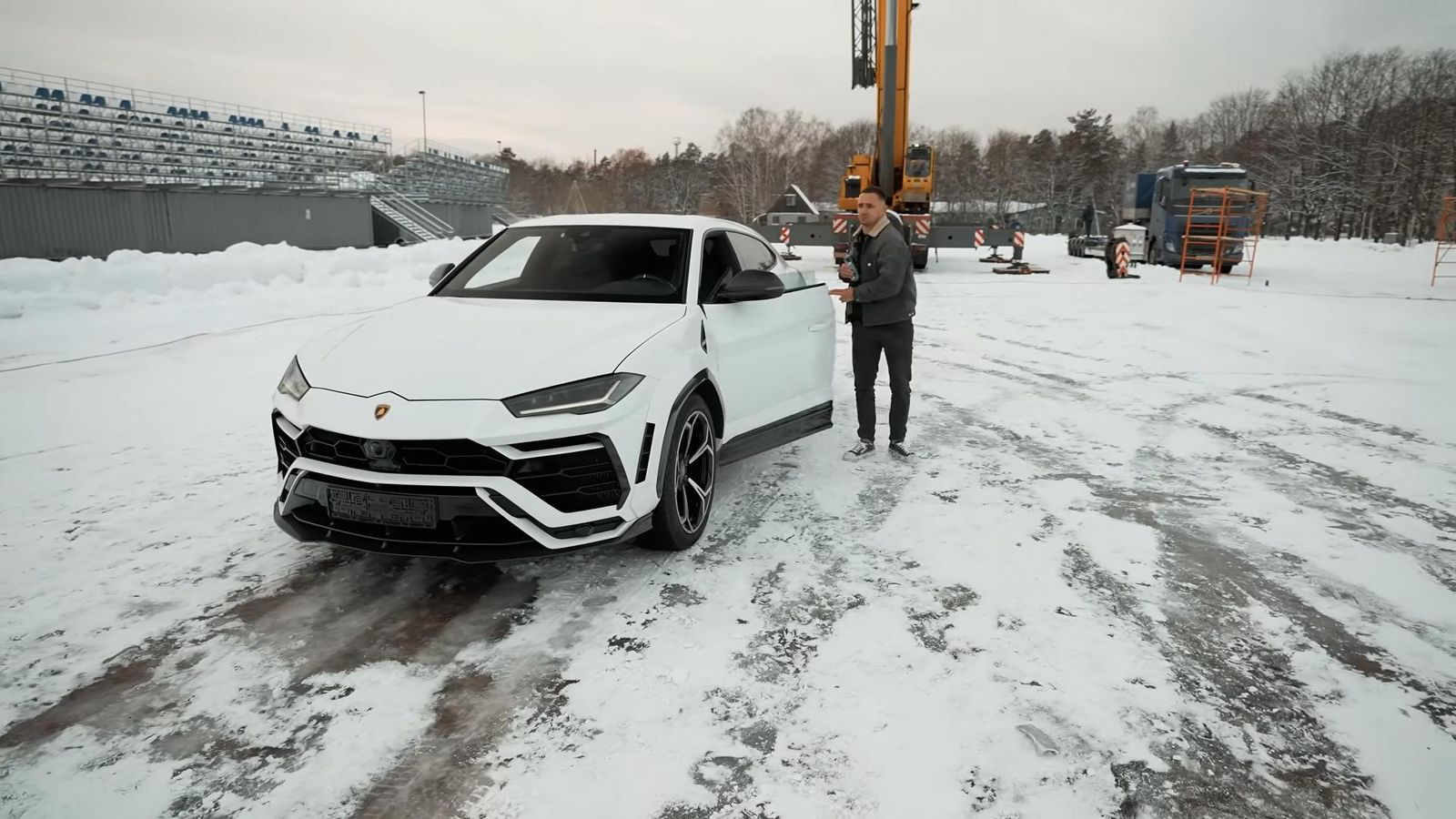 Russian Youtuber Shatters $250,000 Lamborghini Urus For Marketing Stunt 11 Videoscreenshot youtube 2433